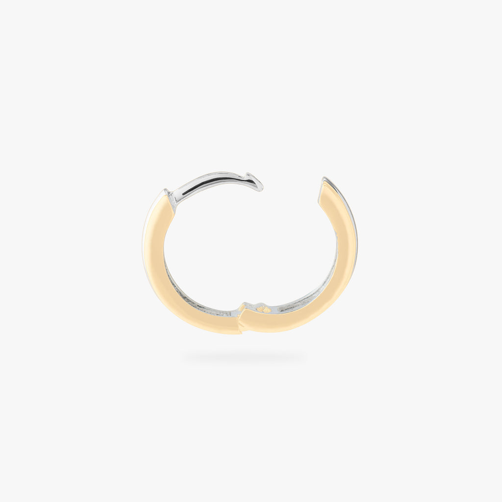 Two Tone Chunky Hoop