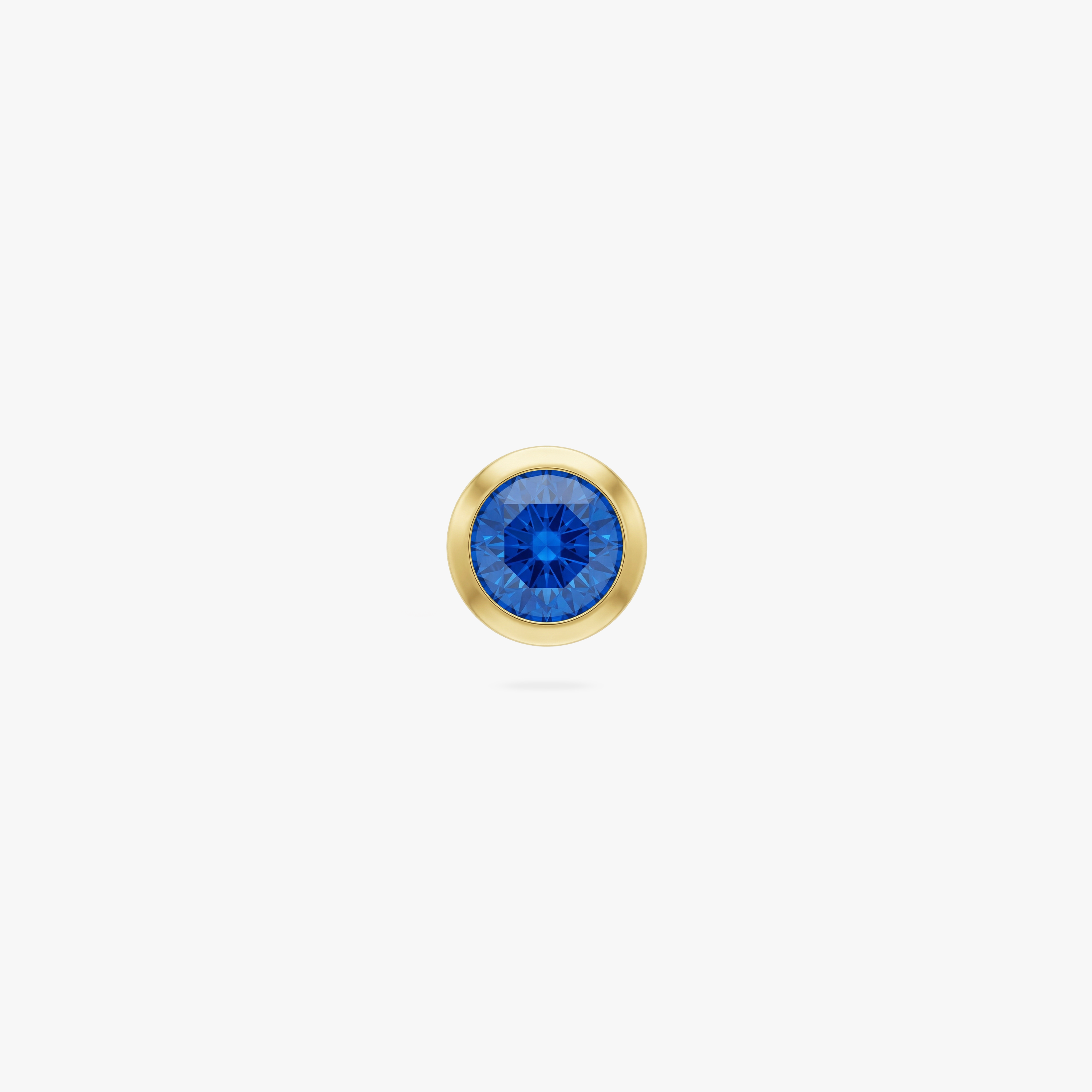 Golden Ti 3mm Bezel CZ