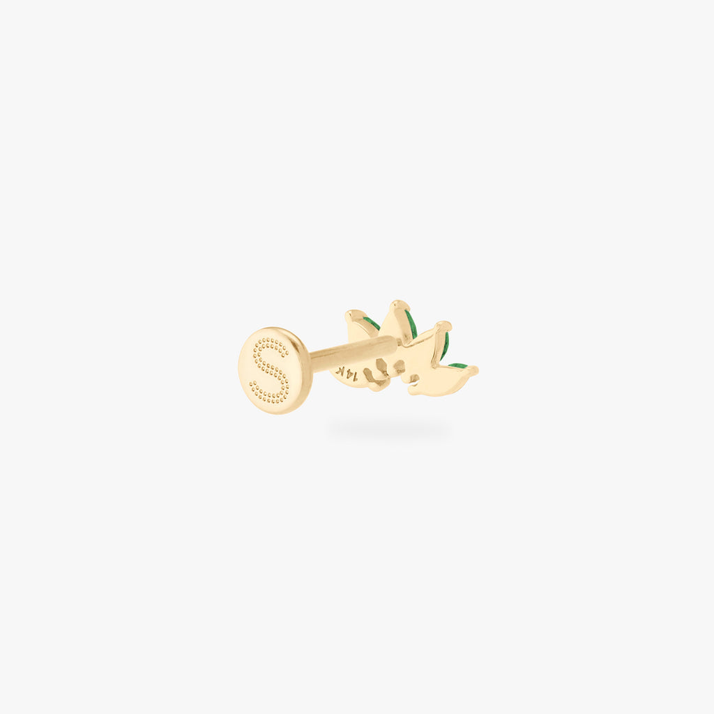 14K Crown Flatback