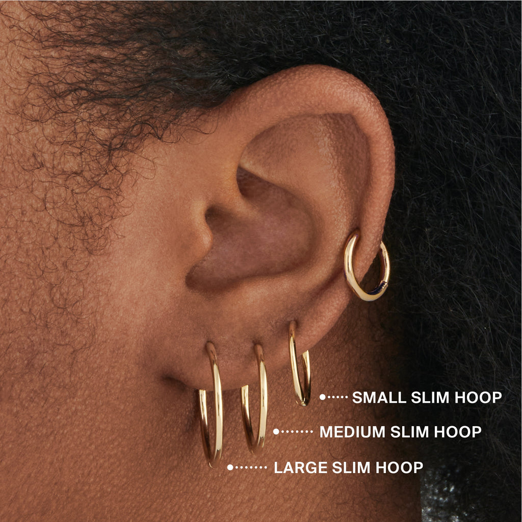 Medium Slim Hoop