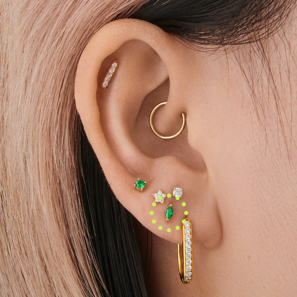 14K Marquise